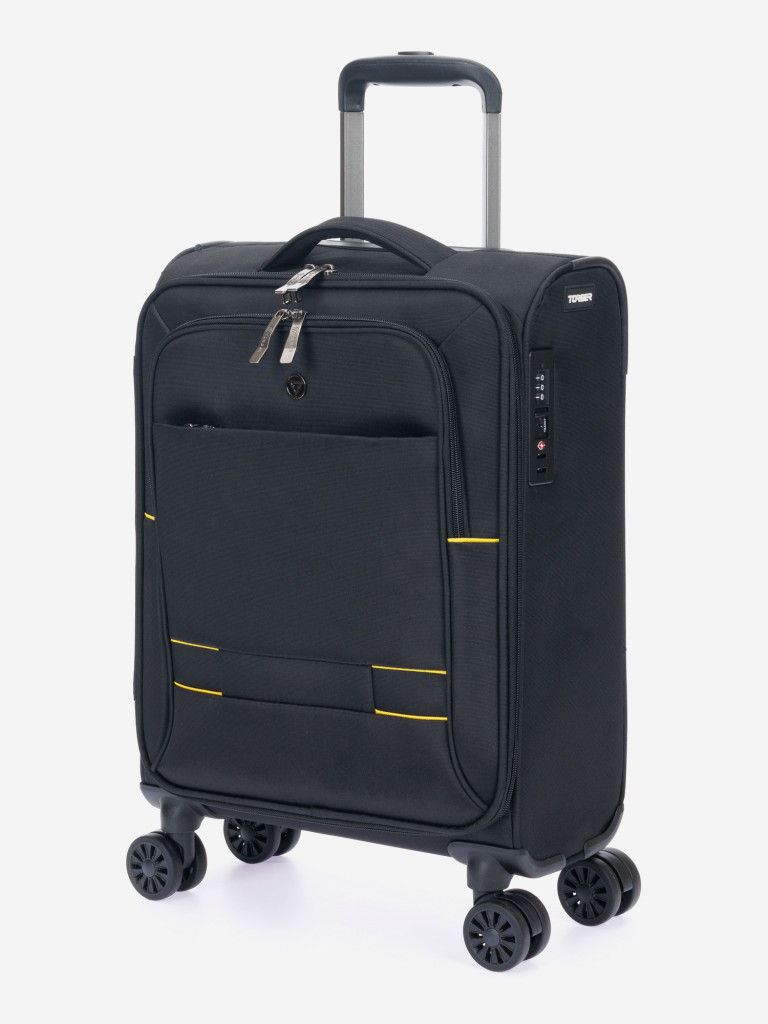 Чемодан TORBER Brosno, нейлон 600D, 36,5 х 20 х 54 см, 32 л