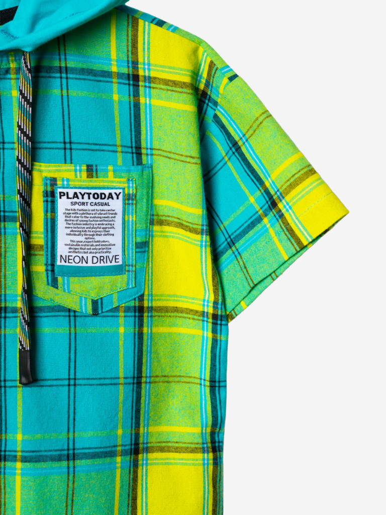 Рубашка с капюшоном для мальчиков PlayToday