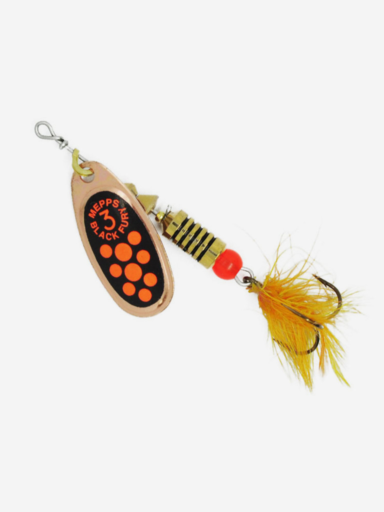 Блесна Mepps BLACK FURY ORANGE MCH CU №3