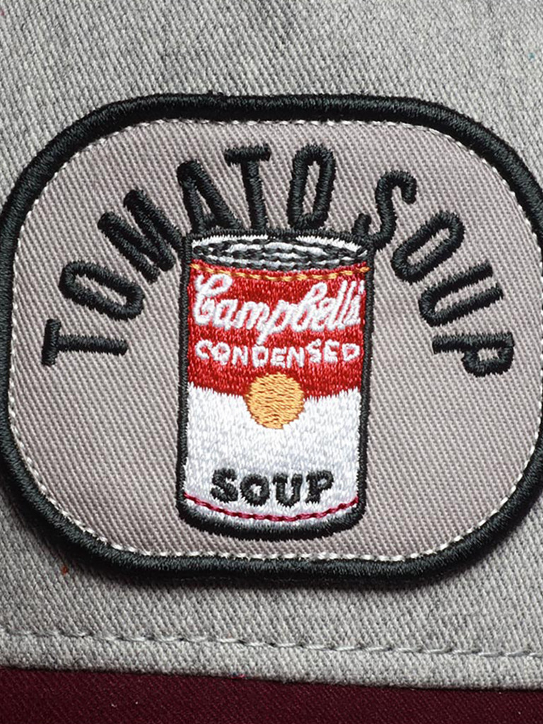 Бейсболка с сеточкой DJINNS HFT Cap Food Tomato Soup (серый)