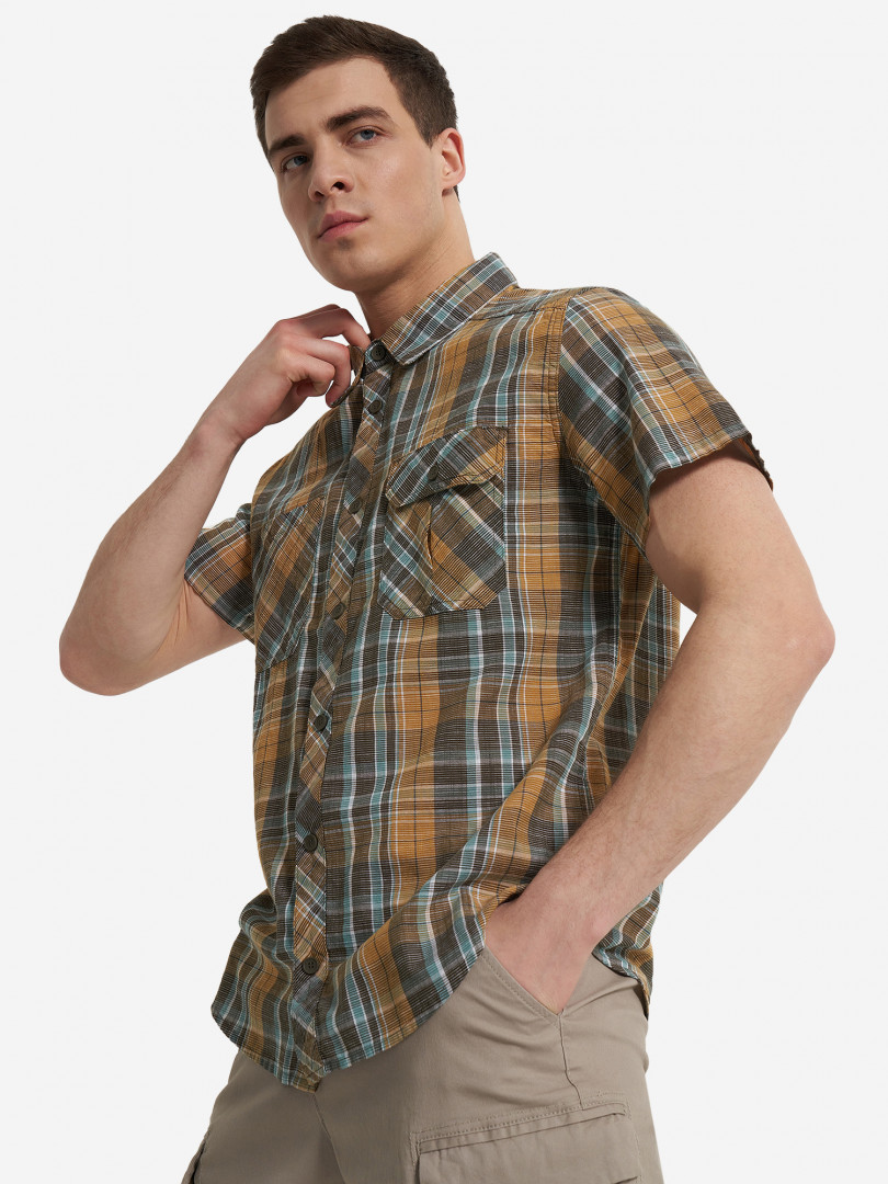 Рубашка с коротким рукавом мужская Outventure Коричневый 1149₽