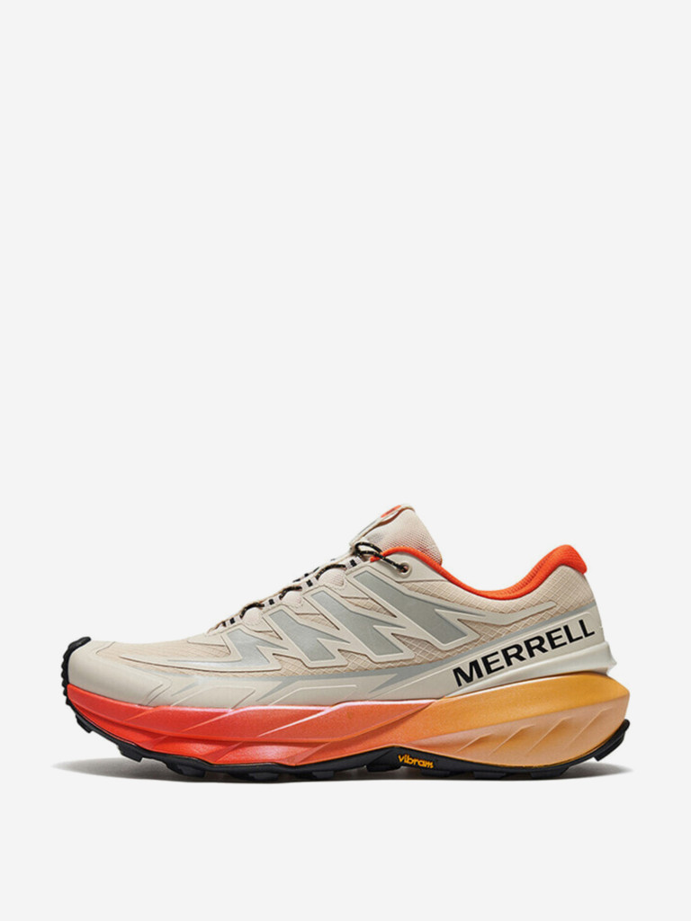Кроссовки Merrell VAST SKY Cushioning Slip Resistant Breathable Abrasion Resistant Low Top Outdoor Shoes Unisex Beige Orange Red