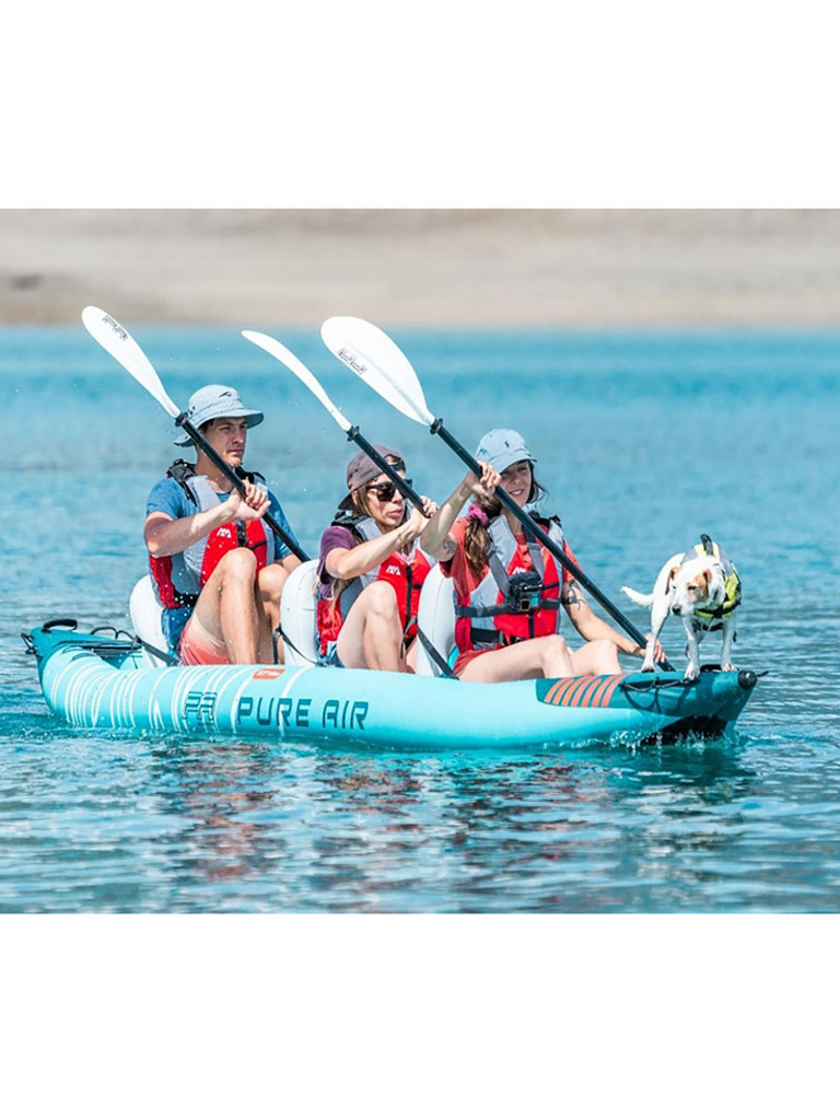 Надувная байдарка Kayak Glider-475 475x83х42см,3 весла, 3 сиденья, киль, до 230кг, уп.1
