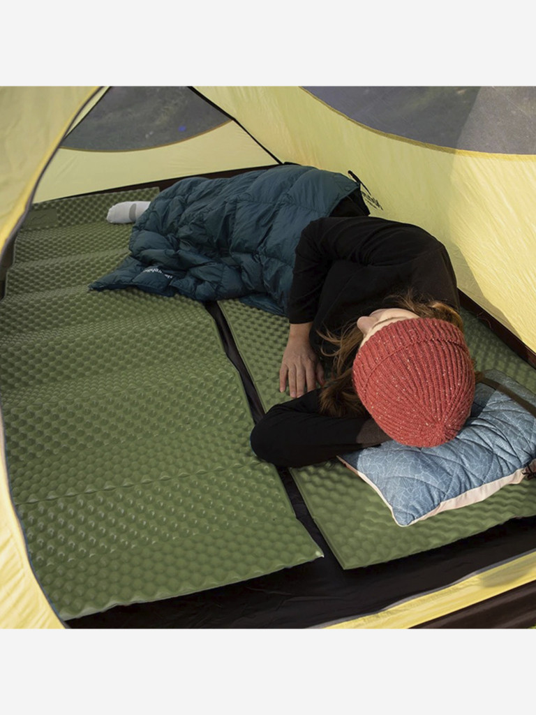 Коврик туристический складной Naturehike (оливковый) 1,8 см