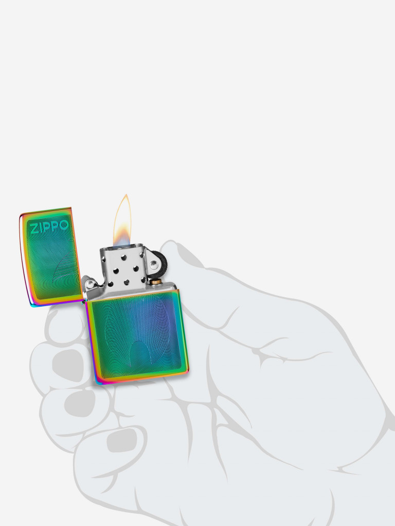 Зажигалка бензиновая ZIPPO 48618 Dimensional Flame