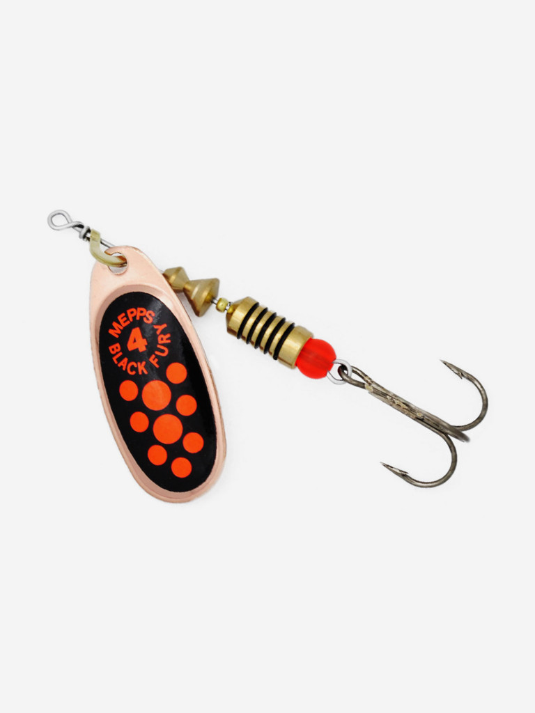 Блесна Mepps BLACK FURY ORANGE CU №4