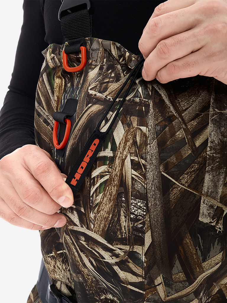 Мембранные вейдерсы Hord The 5 Camo, полиэстер, водонепроницаемые