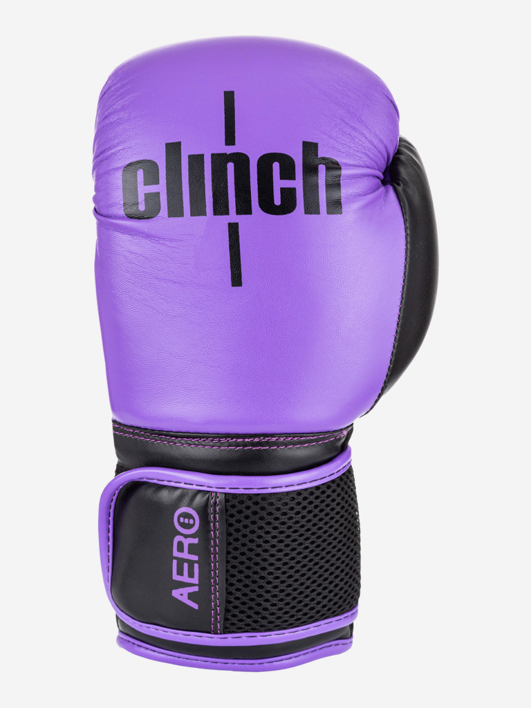 Перчатки боксерские Clinch Aero 2.0 фиолетово-черные