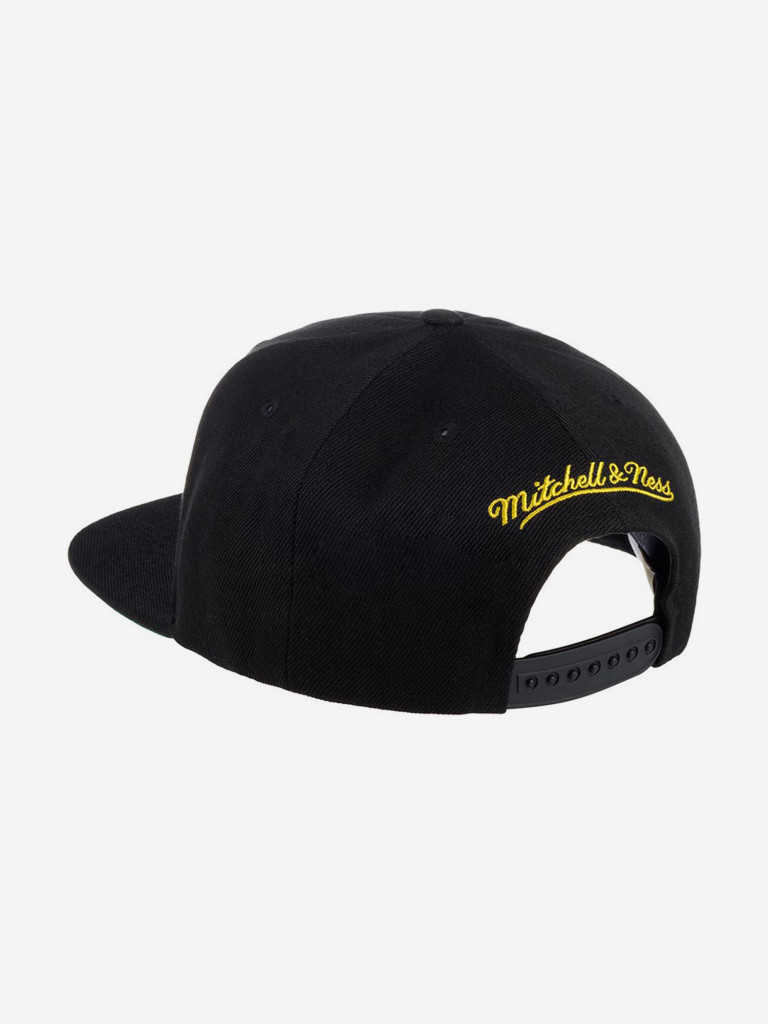 Бейсболка с прямым козырьком MITCHELL NESS 6HSSJS19079-LALBLCK Los Angeles Lakers NBA (черный)