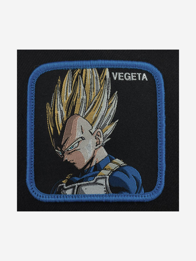 Бейсболка с сеточкой CAPSLAB CL/DBZ/1/VE3 Dragon Ball Vegeta Saiyan (черный)
