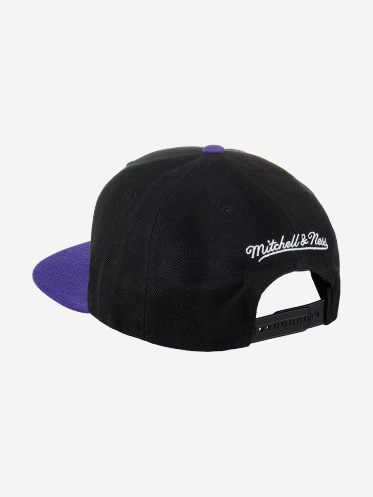 Бейсболка с прямым козырьком MITCHELL NESS 6HSSJS19078-LALBKPR Los Angeles Lakers NBA