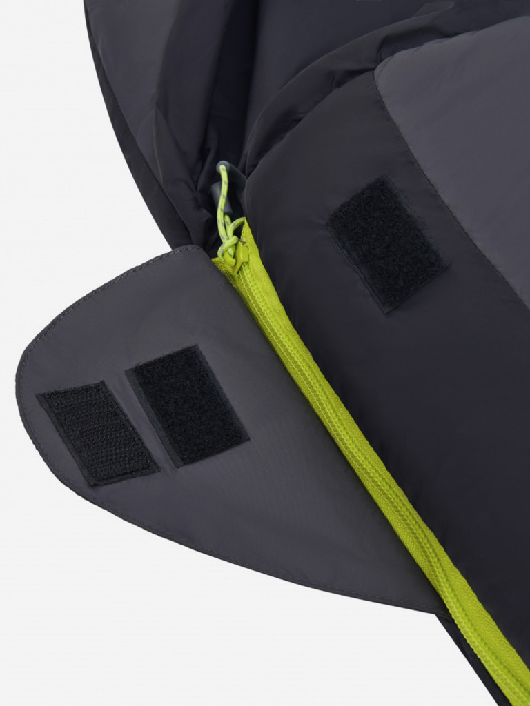 Спальный мешок KingCamp 2101 ROCKY 520L -4°С 230х90, -4°C, черный/графитовый правый