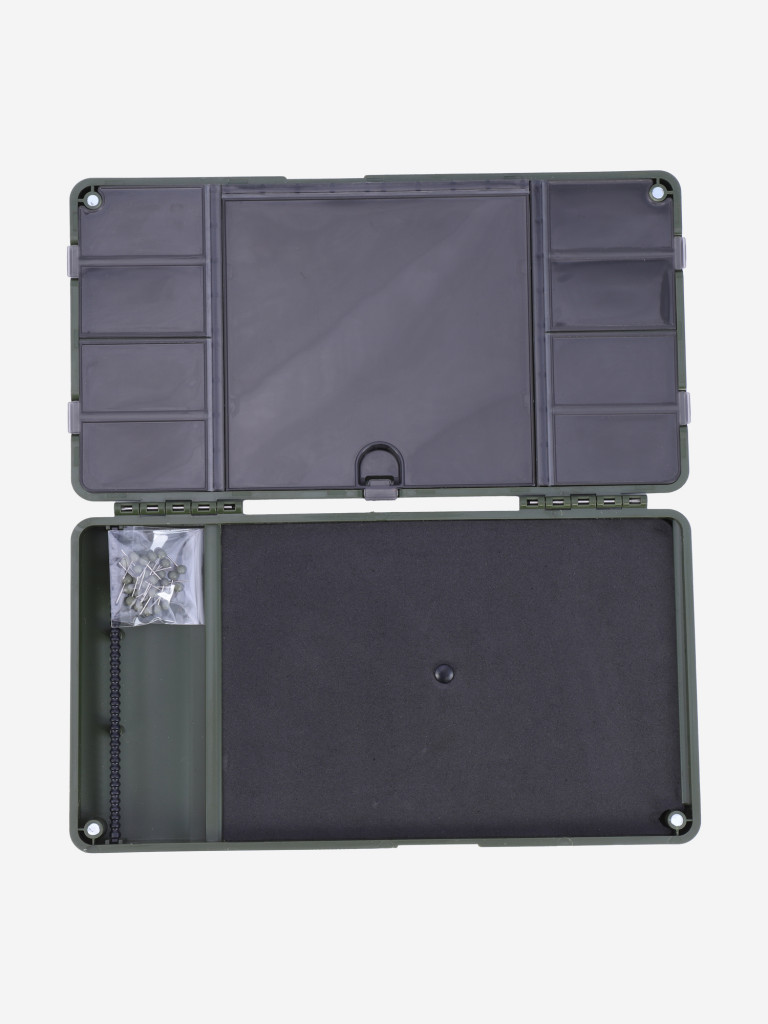 Коробка карповая монтажная с поводочницей на магнитах LOGIC CARP MAGNET COMBO RIG BOX LC-MCRB