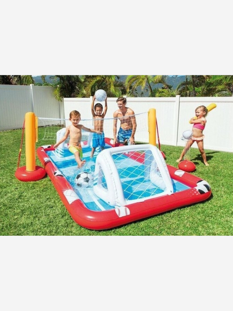 Игровой центр Intex 57147 Активный спорт 325х267х102см с воротами, сеткой