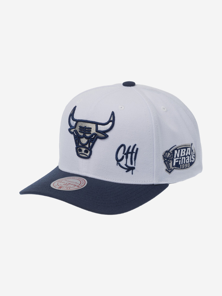 Бейсболка MITCHELL NESS HP13830-CBUWHIT Chicago Bulls NBA