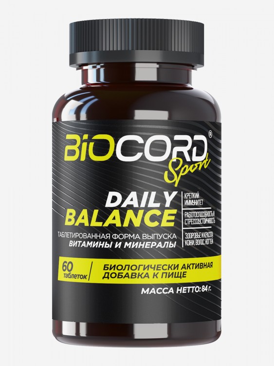Витаминный комплекс Дейли Баланс, Biocord Sport, 60 таблеток массой 1400 мг