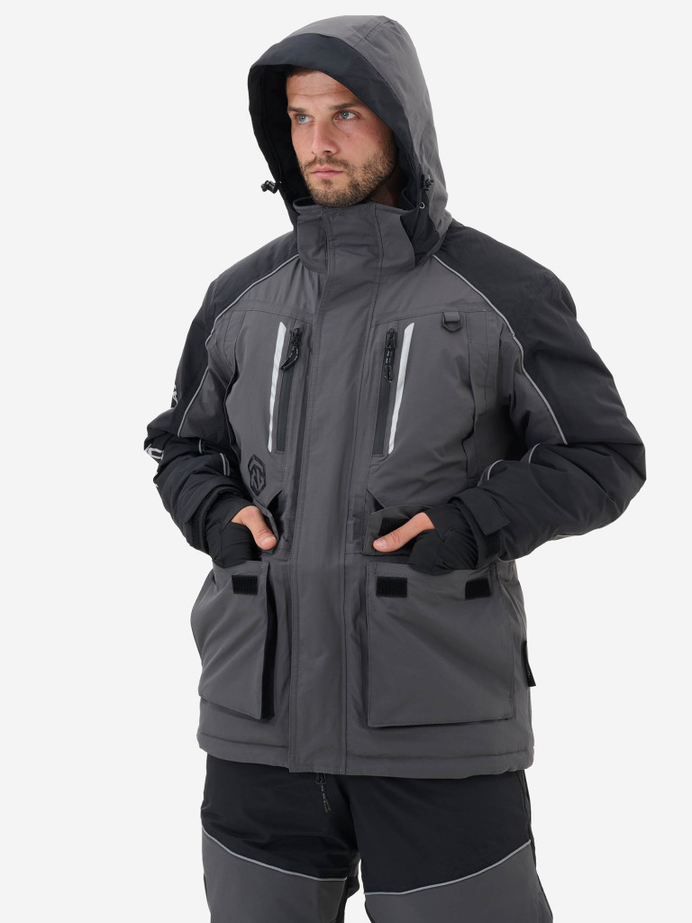 Костюм Tritongear "Солид про" -45 Таслан, Серо-Черный