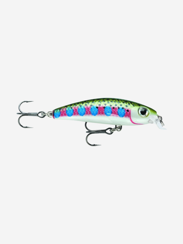Воблер для рыбалки RAPALA Ultra Light Minnow 06, 6см, 4гр, цвет RT, медленно тонущий