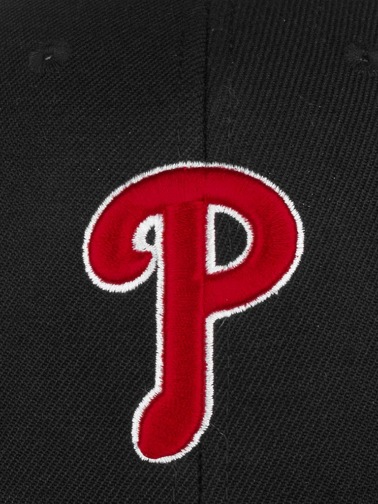 Бейсболка 47 BRAND B-MVP19WBV Philadelphia Phillies MLB (черный)