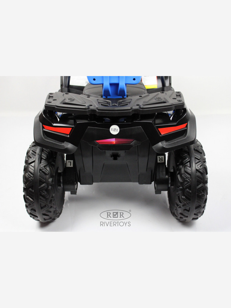 Детский электроквадроцикл RIVERTOYS T001TT 4WD синий