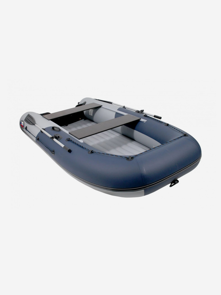 Надувная лодка НДНД Grouper 335W, серо-синий