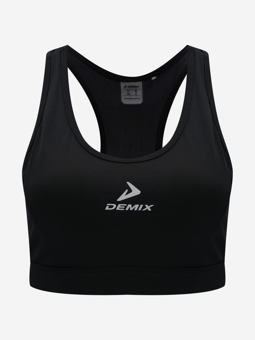 фото Спортивный топ бра demix activemove urban mesh back, черный