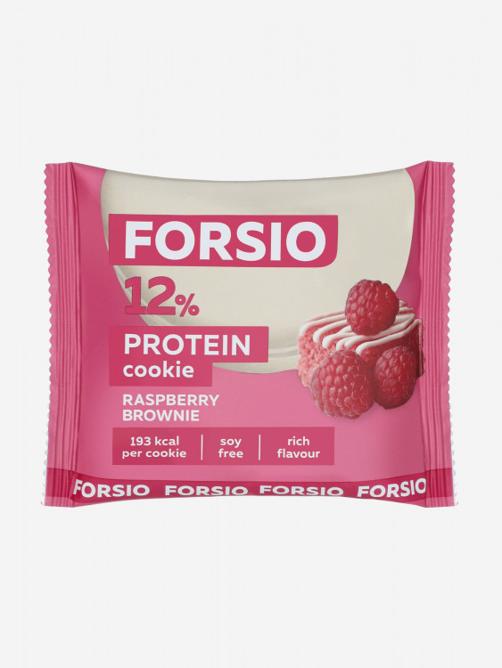 Печенье протеиновое Forsio "Малиновый брауни", 40 г