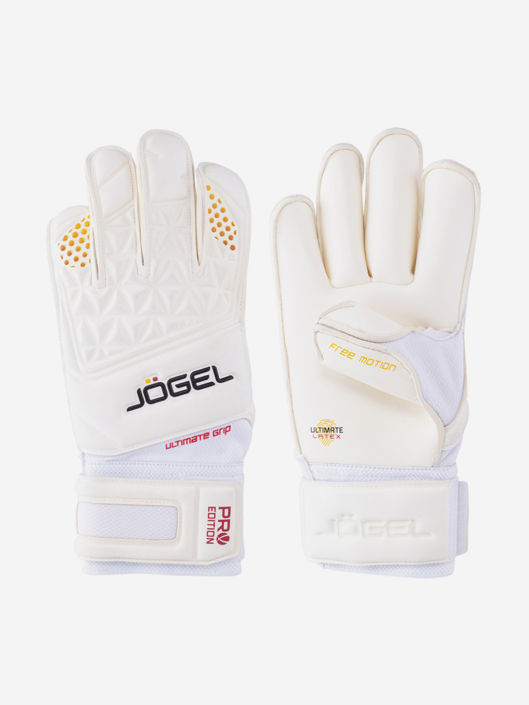 Перчатки вратарские Jogel NIGMA Pro Edition Roll, белый