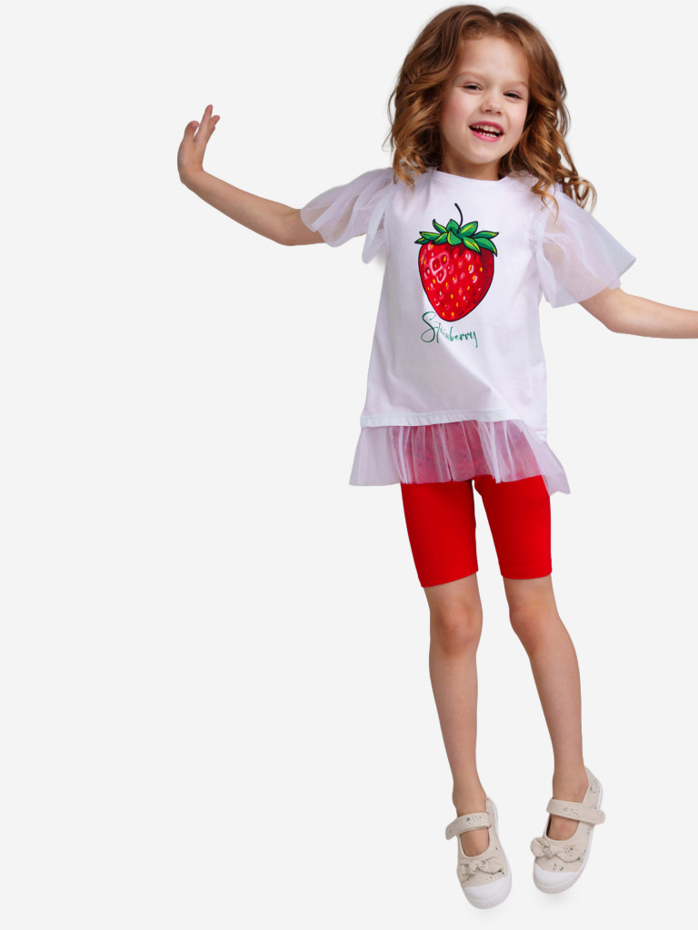 Комплект для девочек: футболка, легинсы PlayToday