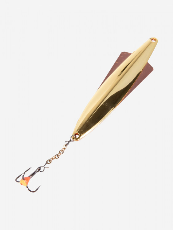 Блесна вертикальная зимняя Lucky John WING с цепочкой и тройником, вес 64мм, вес 10 г