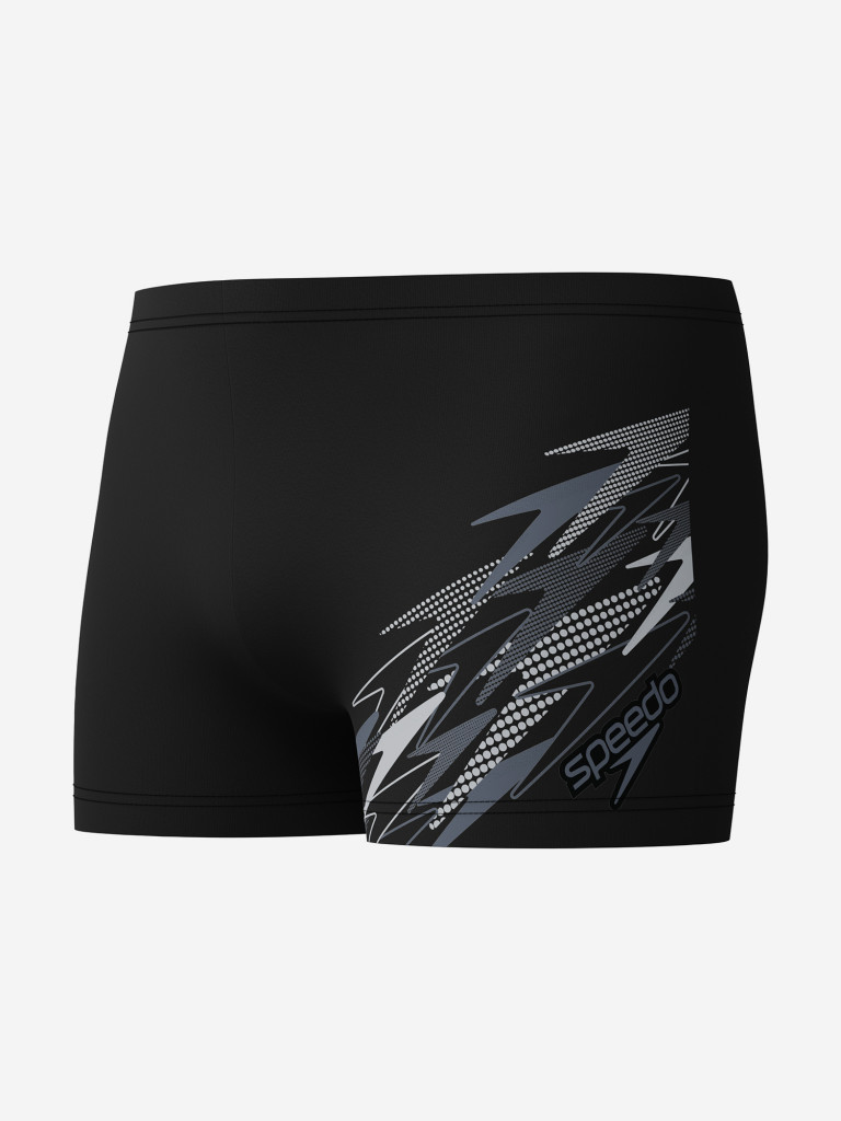 Плавки-шорты мужские Speedo Medley Logo Aquashort Blk/Red