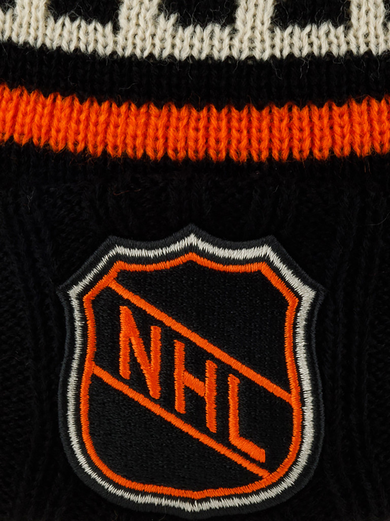 Шапка с помпоном AMERICAN NEEDLE 23012A-NHL Pillow Line Knit NHL (черный)