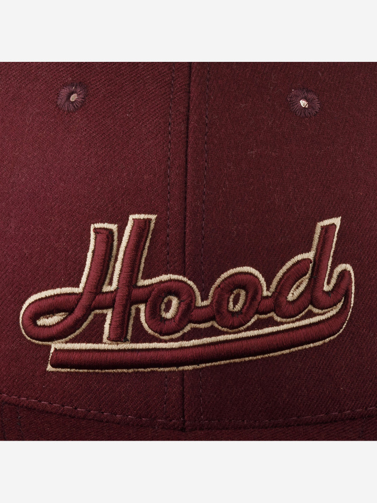 Бейсболка с прямым козырьком HOOD 100-MWL045-HD001-MN Hood 3D VI (малиновый)