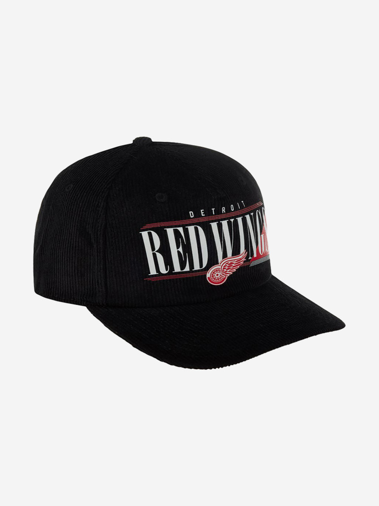Бейсболка AMERICAN NEEDLE 45082A-DRW Detroit Red Wings Printed Cord NHL (черный)
