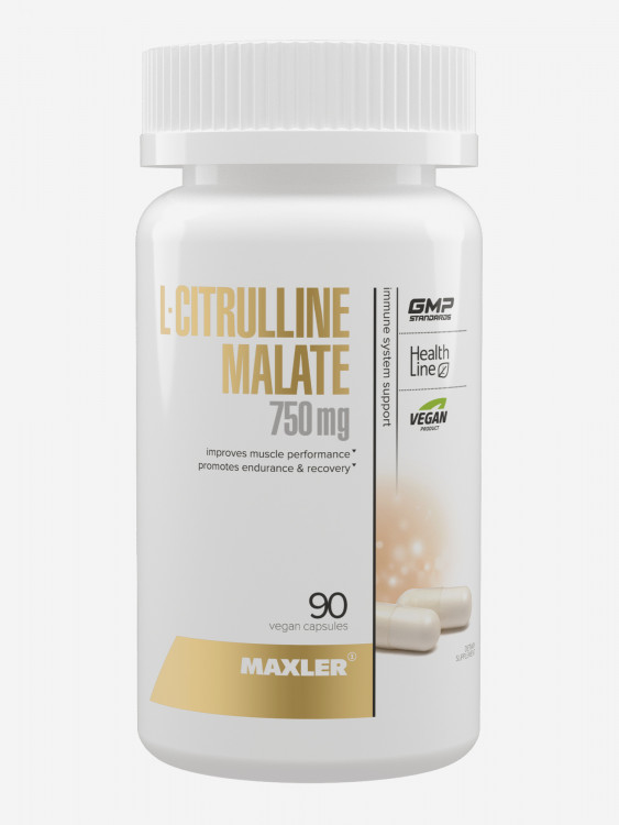 Аминокислота L-цитруллин малат Maxler L-Citrulline Malate 750 mg, 90 капсул