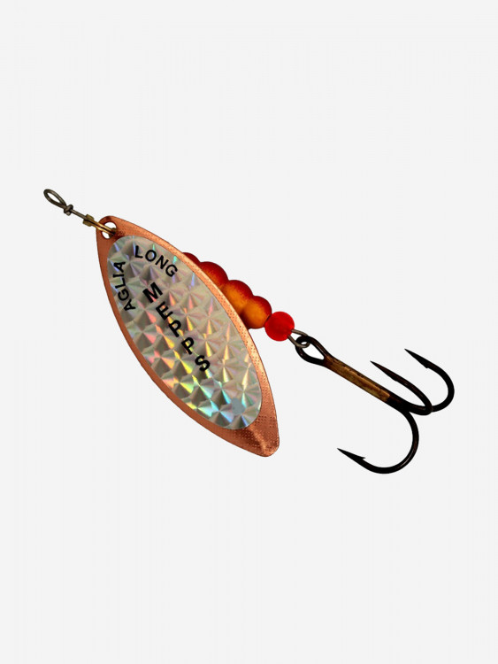 Блесна для рыбалки вертушка Mepps AGLIA LONG RAINBO, 3, Copper, 1 штука
