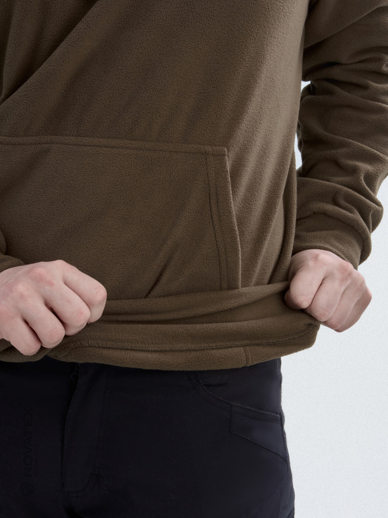 Толстовка флисовая для охоты и рыбалки PRIDE, хаки