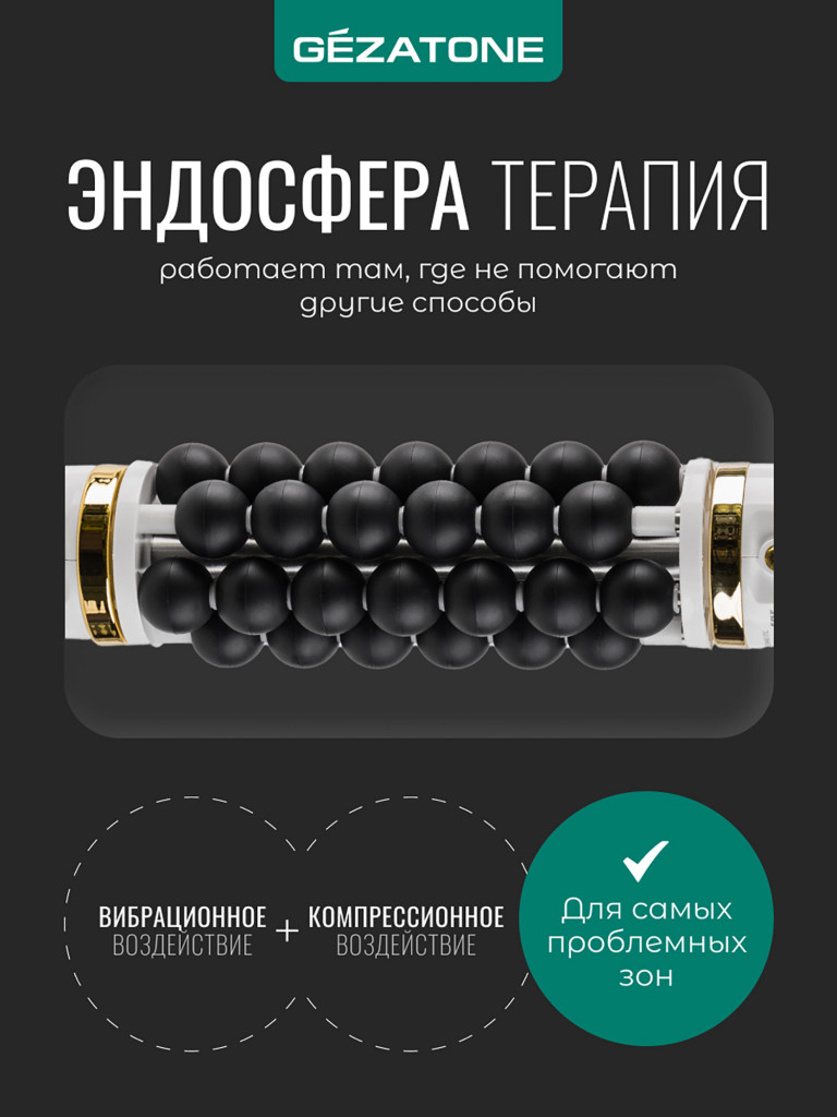 Антицеллюлитный массажер для тела для похудения Gezatone AMG150