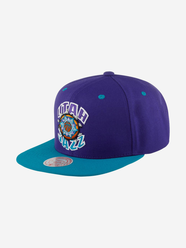 Бейсболка с прямым козырьком MITCHELL NESS HHSS5146-UJAYYPPPPURP Utah Jazz NBA (фиолетовый)