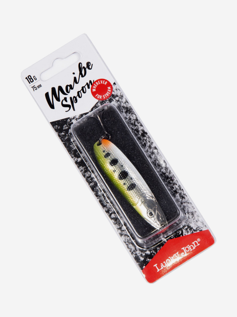 Блесна колеблющаяся Lucky John MAIBE SPOON, длина 75мм, вес 018.0г