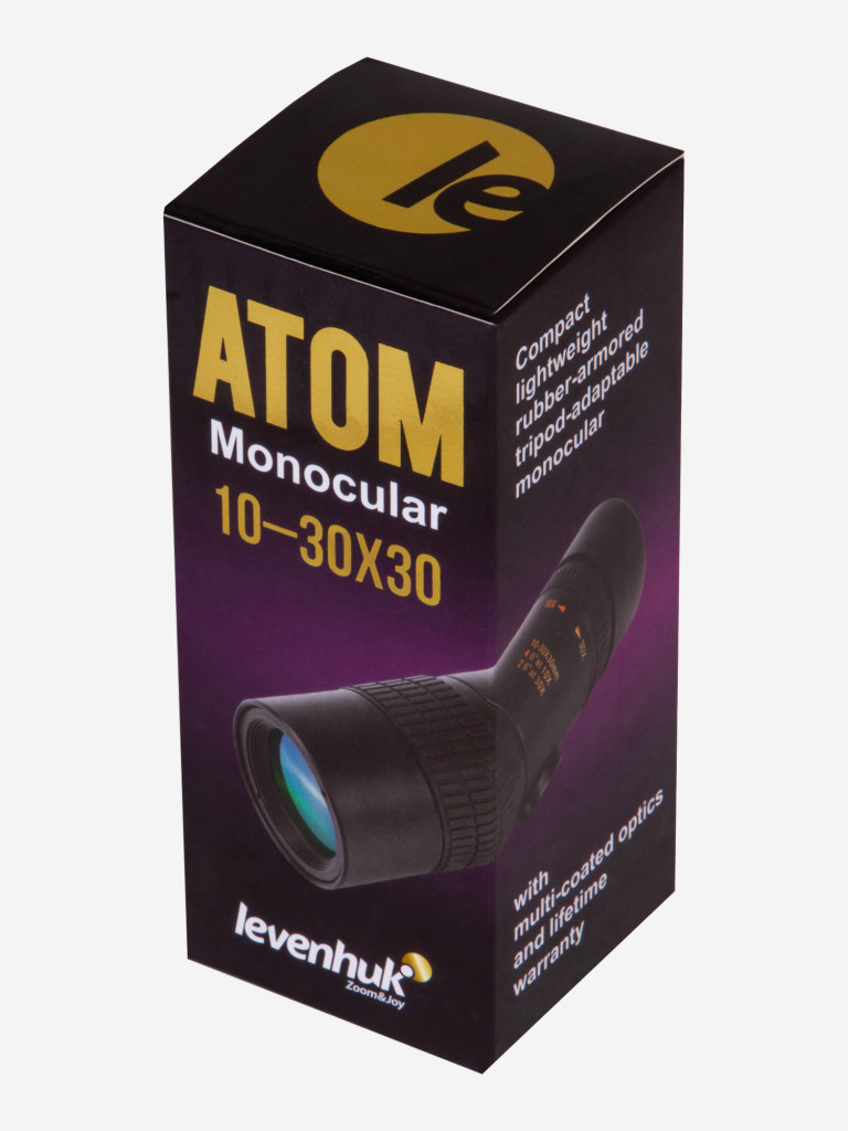 Монокуляр Levenhuk Atom 10–30х30