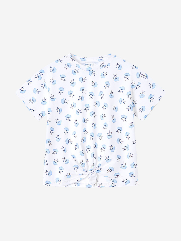 Футболка для девочек с узлом TOTTI KIDS