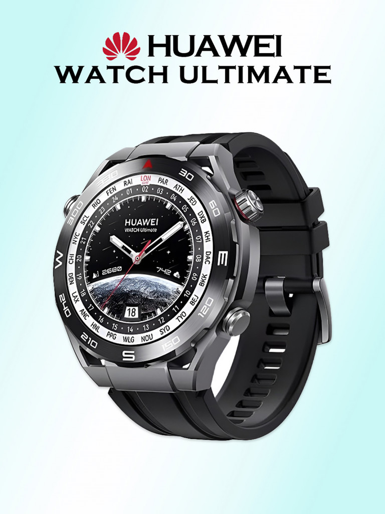 Умные часы HUAWEI Watch Ultimate, CLB-B19, черные скалы