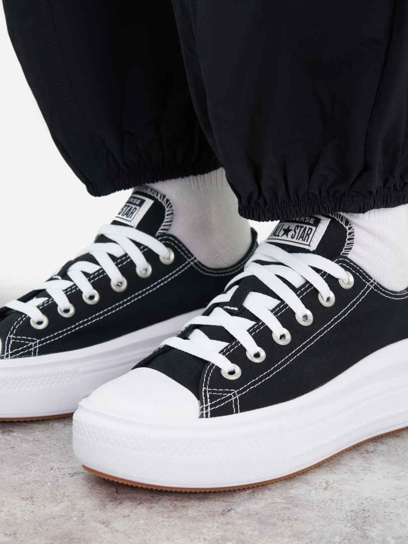 фото Кеды женские converse chuck taylor all star move, черный