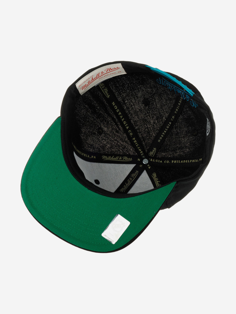 Бейсболка с прямым козырьком MITCHELL NESS 6HSSLD21213-SJSBLCK San Jose Sharks NHL (черный)