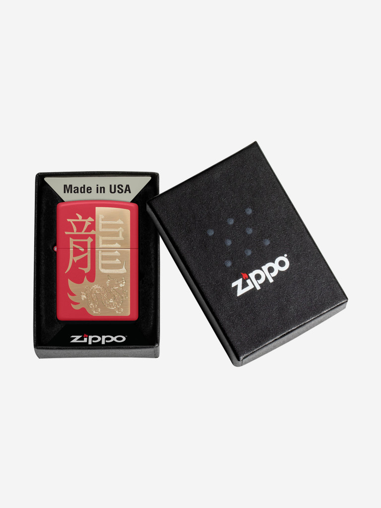 Зажигалка бензиновая ZIPPO 48769 Year of the Dragon 2024