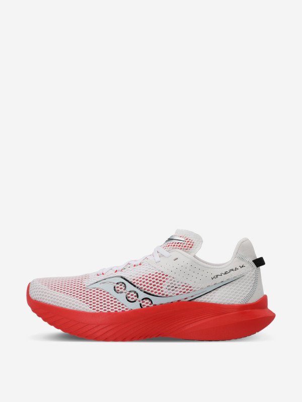 Кроссовки мужские Saucony Kinvara 14 арт. S20823 белый/красный цвет — купить за 13999 руб. со скидкой 20 %, отзывы в интернет-магазине Спортмастер