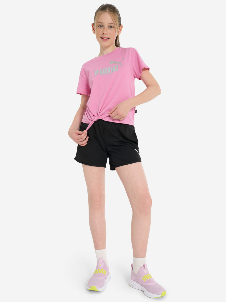 Футболка для девочек PUMA Essentials Logo Knotted