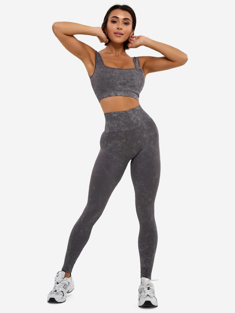 Лосины женские Bona Fide: Marble Leggings "Gray"