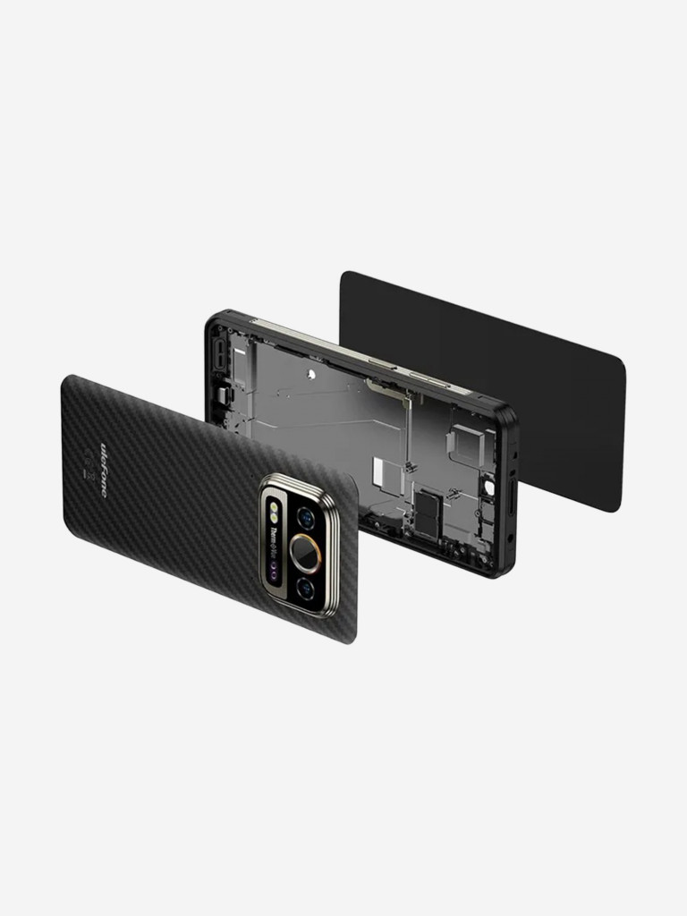 Смартфон Ulefone Armor 25T Pro 6+256GB Frost Black, 6.78”, FHD+, IPS, 120Hz, MT6300, 5G, And14, 50+64MP, 32MP, ThermoVue, 6500mAh